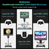 Picture of Andonstar AD249S-M Plus 10.1'' HDMI Soldering Digital Microscope for Electronics Repair, 2000x 3 Lens 2160P UHD Video Record, Soldering Microscope Station with Helping Hands, Slides, 32GB Card