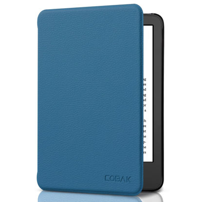 Picture of CoBak Case for All New 6 Inch Kindle 2024 and 2022 (11 Generation) - PU Leather Smart Cover, Auto Sleep and Wake, Premium Protective Case for Kindle Basic
