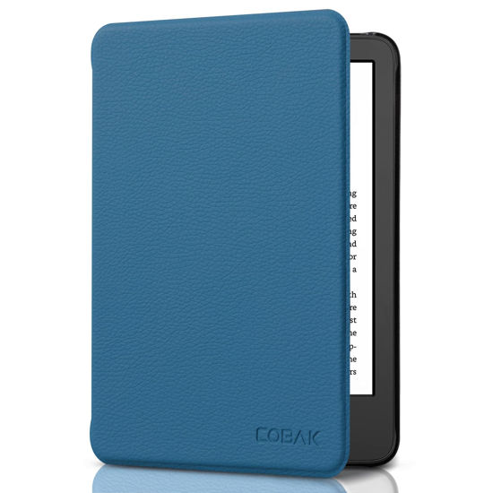 Picture of CoBak Case for All New 6 Inch Kindle 2024 and 2022 (11 Generation) - PU Leather Smart Cover, Auto Sleep and Wake, Premium Protective Case for Kindle Basic