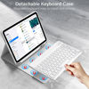 Picture of KVTVOU Keyboard Case for iPad 10th Generation 2022 10.9 Inch with Pencil Holder, Magnetic Detachable Wireless Bluetooth Keyboard, Soft TPU Back Cover, Auto Wake/Sleep for iPad 10th Gen Case, Gray