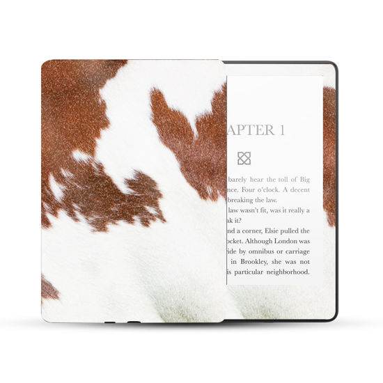 Picture of MightySkins Glossy Glitter Skin Compatible with Amazon Kindle Paperwhite 5 6.8-inch 11th Gen (2021) Full Wrap - Cow Hide | Protective High-Gloss Glitter Finish | Easy to Apply | Made in The USA