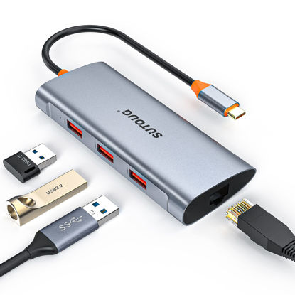 Picture of SUTOUG 4 in 1 USB C Hub, USB C Adapter, USB Type C to USB 3.1 Adapter with SuperSpeed 10Gbps for MacBook Pro/Air