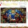 Picture of Tatuo Christmas Decoration Christmas Religious Backdrop Holy Nativity Photography Background Christmas Photography Background for Winter Xmas Outdoor Indoor Church Medieval Party Supplies