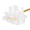 Picture of ZugGear DUROCK Transparent Clear Plate Mount Stabilizer with Gold-Plated Wires Compatible with Cherry MX Plate Stabilizers (DUROCK Clear Plate Stabs 80% Kit)