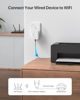 Picture of BrosTrend Universal WiFi to Ethernet Adapter, Support Turning off Extender WiFi, 300Mbps on 2.4GHz, WiFi to Wired Ethernet Adapter with RJ45 Port for Printer, Smart TV, Blu-Ray Player, etc WiFi Bridge