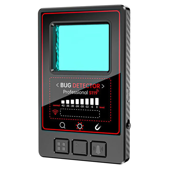Picture of Hidden Camera Detector, Camera Detector Spy Camera Finder, GPS Tracker Detector with 30 Days Battery Life, 8 Levels Sensitivity 5 Modes, Bug Detector Electronic Sweeper, Rf Wireless Signal Scanner