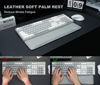 Picture of RECCAZR Wireless Keyboard and Mouse Combo with Wrist Rest, 2.4G Full-Sized Keyboard and Mouse Cordless, 3 DPI Adjustable Silent Mouse, Dual-System Keyboard for Computer/Laptop/Windows/Mac