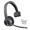 Picture of Poly Voyager 4310 Plantronics UC Wireless Bluetooth Mono Headset with Noise Canceling MIc for Clearer Phone Calls (USB-A) -Compatible with Zoom, Teams RingCentral, Dialpad, Webex, Global Teck Cloth