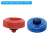 Picture of PATIKIL Camera Shutter Button, 2 Pack Soft Shutter Release Button Pure Copper Camera Button Carved Suitable for Nikon for Fujifilm for Leica DSLR/SLR Camera, Red Blue