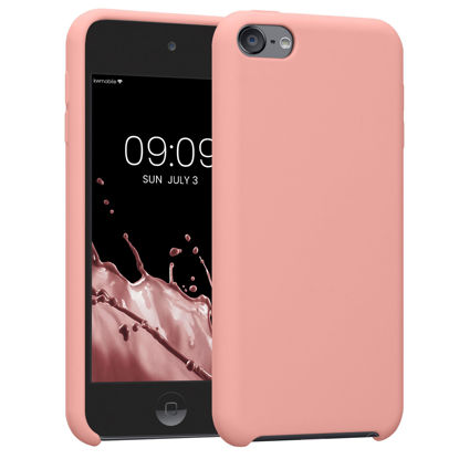 Picture of kwmobile TPU Silicone Case Compatible with Apple iPod Touch 6G / 7G (6th and 7th Generation) - Case Soft Flexible Protective Cover - Rose Gold Matte