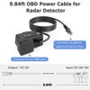 Picture of OBD Power Cable for Radar Detector,OBD to RJ11 Radar Detector Cable,OBDII Radar Detector Charger Cable,Compatible with Escort MAX 360 Passport Unide R1/R3 Beltronics Radenso XP etc Radar Detector