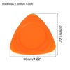 Picture of MECCANIXITY 30pcs Ultra Thin Phone Pry Opening Tools Triangle Picks Plastic for Mobile Phone PC Tablet Laptop LCD Screen Disassemble Repair, Orange