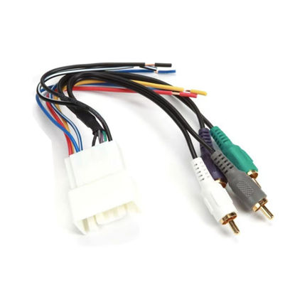 Picture of MAGIC MOTO 70-8113 Car Stereo Receiver Wiring Harness RCA Speaker Harness and Power Connect for Select 2000-2007 Toyota Lexus Vehicles with Factory Amplifier