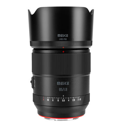 Picture of Meike Pro 85mm F1.8 II Auto Focus Medium Telephoto STM Stepping Motor Full Frame High Resolution 8K Portrait Lens Compatible with Sony E Mount Cameras A7 A7R A7IV A7R IV A7III A7SIII A9 A7CII