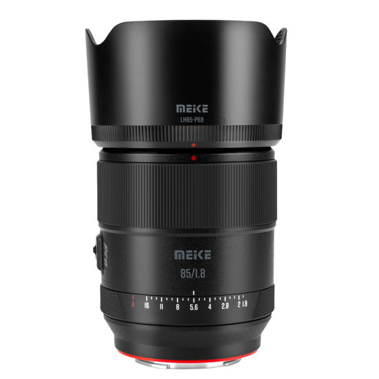 Picture of Meike Pro 85mm F1.8 II Auto Focus Medium Telephoto STM Stepping Motor Full Frame High Resolution 8K Portrait Lens Compatible with Sony E Mount Cameras A7 A7R A7IV A7R IV A7III A7SIII A9 A7CII