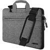 Picture of HSEOK Laptop Shoulder Bag 13 13.3 14 Inch Case Compatible with MacBook Pro 14 2023-2021 M1 M2,MacBook Air/pro 13-13.3 Inch and Most Popular 13-14 Notebooks,Spill-Resistant Briefcase, Dark Gray & Black
