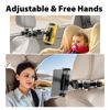 Picture of OATSBASF Car Tablet Headrest Holder-Stretchable Mount Backseat Fit iPad Car Mount Holder Super Stable Car Tablet iPad Holder Back Seat for Kids Fit Thick Case Road Trip Essentials Fit 4-12.9" Devices