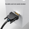 Picture of JUXINICE D-Sub 26 Pin Cable Double Shielded, DB26 Male to Male Cable 5FT, 26 Pin Extension Cable- 3 Rows 26 pin Connector Cable Black 5'