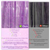 Picture of Pink Tinsel Curtain Party Backdrop Streamers -Taylor Birthday Decorations | Birthday Decorations for Girls | Princess Birthday Party Decorations |Sleepover Party Supplies for Girls,2 Pack