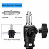 Picture of FIEWSZIHU Camera Ceiling Wall Mount Light Stand 14.1-21.6inches/36-55 cm with 1/4 inch to 3/8 inch Universal Adapter Photography Arm for Photo Studio Video Light, Flash, Ring Light, Reflector
