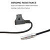 Picture of D-tap to 0B 2-Pin Male Flexible Power Cable for Teradek SmallHD ARRI RED Form Gold Mount/V-Mount Dtap