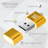 Picture of [3 Pack] Micro SD Card Reader for Android,Micro SD Card to USB Adapter, TF Card Reader with Mini Size for Camera Memory Card Reader, Wansurs Card Reader for PC Laptop (Golden)