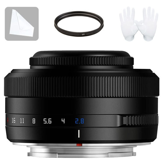 Picture of TTARTISAN 27mm F2.8 Auto Focus Lens, Compatible with Fujifilm X-Mount Cameras XS10 X-A5 X-A7 X-M1 X-M2 X-E4 X-T1 X-T10 X-T2 X-T20 X-T3 X-T4 X-T100 X-T200 X-T30 X-Pro1 X-Pro2 X-Pro3 X-E1(Black)