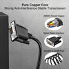 Picture of YIOVVOM DB9 RS232 Serial Extension Cable Male to Male 9 Pin DB9 Cord Straight Through 9 pin Serial Connector Black 5FT