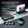Picture of 10 Port 2.5Gb Unmanaged PoE Switch with 8*2.5G Base-T PoE Ports, 2*10G SFP+ Uplink, 802.3af/at (PoE+), 80Gbps Switching Capacity, GigaPlus 2.5G PoE Switch for 2.5Gb NAS/PC, WiFi6 Router, Wireless AP