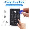Picture of BSTUOKEY Door Access Control Keypad, Stand-Alone Password RFID Reader+5PCS Keyfob Keychain for Entry Home Security Access Controller