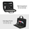 Picture of MOSISO Hard Shell Laptop Sleeve Compatible with MacBook Pro 16 inch 2024-2019 M4 M3 M2 M1/Pro Retina 15 A1398,15-15.6 inch Notebook Computer,Laptop Case with Front Pocket&Belt for Men Women, Black