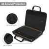Picture of MOSISO Hard Shell Laptop Sleeve Compatible with MacBook Pro 16 inch 2024-2019 M4 M3 M2 M1/Pro Retina 15 A1398,15-15.6 inch Notebook Computer,Laptop Case with Front Pocket&Belt for Men Women, Black