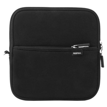 Picture of ROOFULL Protective Storage Carrying Sleeve Case Pouch Bag for External USB DVD Blu-ray Hard Drive, Compatible for Apple Superdrive, Magic Trackpad, Samsung/ASUS/Dell/LG External DVD Drive, Black