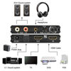 Picture of HDMI Audio Extractor Adapter 4K HDMI to HDMI with Optical SPDIF 3.5mm Stereo L/R Audio Converter Volume Control 4K/60Hz 4:4:4 HDR