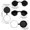 Picture of 10x42 Optics Binocular Caps,Eyepiece Cover Binoculars,Objective Lens Cap Binoculars,Objective Lens Caps Rubber Waterproof Binoculars Protective Covers