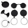 Picture of 10x42 Optics Binocular Caps,Eyepiece Cover Binoculars,Objective Lens Cap Binoculars,Objective Lens Caps Rubber Waterproof Binoculars Protective Covers
