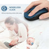 Picture of seenda Wireless Mouse, 2.4G Noiseless Mouse with USB Receiver Portable Computer Mice for PC, Tablet, Laptop, Notebook - Blue & Black