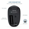 Picture of seenda Wireless Mouse, 2.4G Noiseless Mouse with USB Receiver Portable Computer Mice for PC, Tablet, Laptop, Notebook - Blue & Black