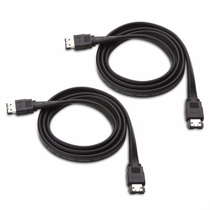 Picture of Cable Matters 2-Pack 6 Gbps Shielded eSATA Cable - 3 Feet
