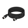 Picture of CERRXIAN DIN 13 PIN Male to Male Electrical Signal Control Cable, UL2919 OD9.0MM 13 PIN Extension Cable (M-M) (3m Black)