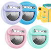 Picture of Apple Airtag Holder for Kids 4 Pack, Air Tags-4 Pack Apple Kids Hidden Case, Airtag Tracker Holder with Safety Pins for Children, Hidden Inside Clothes, Shoe, Backpack(Pink+Purple+Green+SkyBlue)