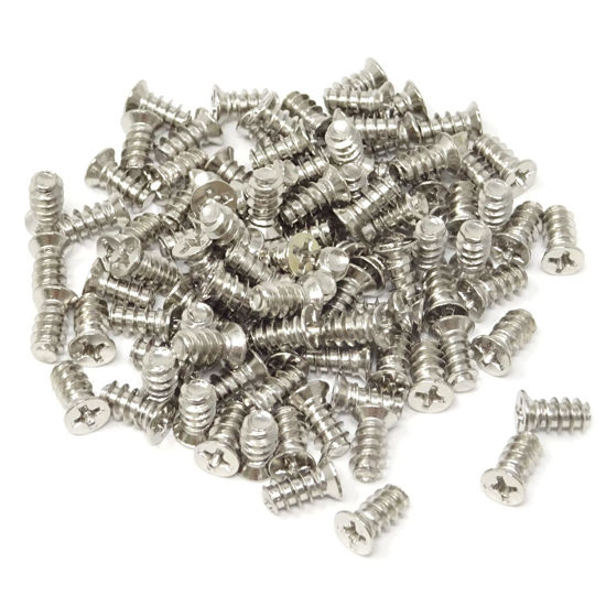 Picture of Honbay 100PCS M5x10 Computer Case Fan Screws Computer Cooling Fan Mount Screws Self-Tapping Screws (Nickel Plated)
