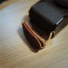Picture of CAM-IN Genuine Leather Camera Finger Strap Belt for Ricoh GRII GRIII GR2 GR3 Brown