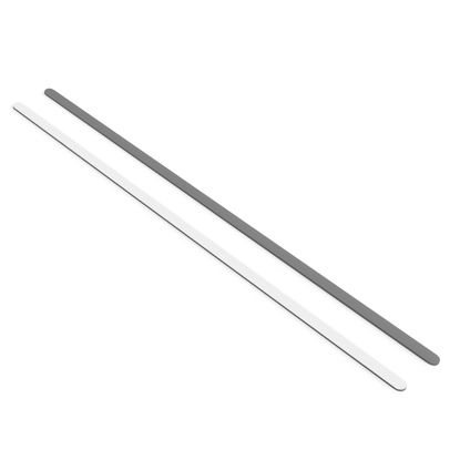 Picture of 2PC Replacement Rubber Feet Strips for 13.5" Microsoft Surface Book 3, 2 & 1, Microsoft Surface Book 2 3 Bottom Case Anti Slip Rubber Feet Strips, Gray