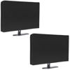 Picture of 2Pack Waterproof Computer Monitor Dust Cover, Luxiv Black Full Body Cover for Computer Screen Computer Monitor Covers for Desktops Anti-Static LCD-Silky HD Panel Dust Cover (LLW-computer cover 2P-S)