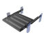 Picture of JINGCHENGMEI 1U Sliding Rack Shelf for 19" Server Rack Mount Cabinet 15"-22" Adjustable Depth 4 Post Rack Mount,Disassembled, Black