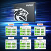 Picture of KingSpec 128GB SATA III SSD 6Gb/s, 2.5" SATA SSD with 3D NAND Flash, Internal Solid State Hard Drives, for Laptop and PC Desktop (R/W Speed up to 550/520 MB/s)