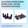 Picture of 4Pcs Phone Screen Repair Tool Adjustable Screen Fastening Clamp Fixture Tools for Phone Computer Laptops Tablets LCD Screen Repair Kit Holder Fixing Service