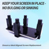 Picture of 4Pcs Phone Screen Repair Tool Adjustable Screen Fastening Clamp Fixture Tools for Phone Computer Laptops Tablets LCD Screen Repair Kit Holder Fixing Service