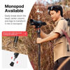 Picture of ULANZI TT31 Claw Quick-Release Camera Tripod, Foldable Aluminum Tripod & Monopod, 360°Ball Head Detachable & QR Plate with 180°Revertible Legs, Payload 33lb, Adjustable Height from 23.62" to 72.44"